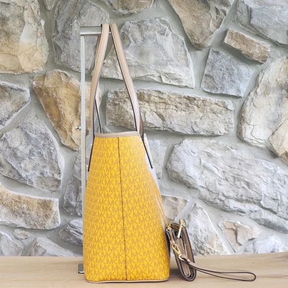 Michael Kors Carter Logo LG Color-Block Tote SET - Picture 2 of 12